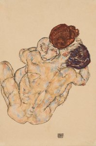 Homme et femme, étreinte